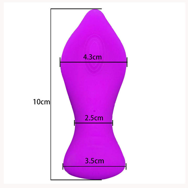 volwassen seksspeelgoed trillende speer vibratorstand (paarse tong)