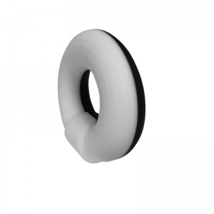 Heet verkopende mannen seksspeelgoed penis ring pik ring voor mannen masturbatie (zwart en wit)