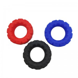 Fabriek groothandel beste prijs mannelijke vertraging ejaculatie zachte siliconen penis pik ringen voor mannen (bandenvormige ring)