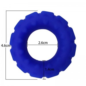 Fabriek groothandel beste prijs mannelijke vertraging ejaculatie zachte siliconen penis pik ringen voor mannen (bandenvormige ring)