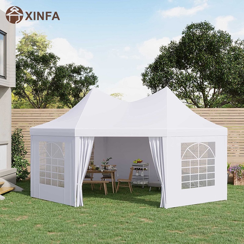 22 \\ 'x 16 \\' ft Canopy Party Event Tent met 2 pull-back deuren