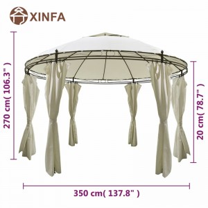 Wedding Marquee Arch Top Jardin Pergolas Gazebo Outdoor Aluminium Gazebo Luifel Show Tents