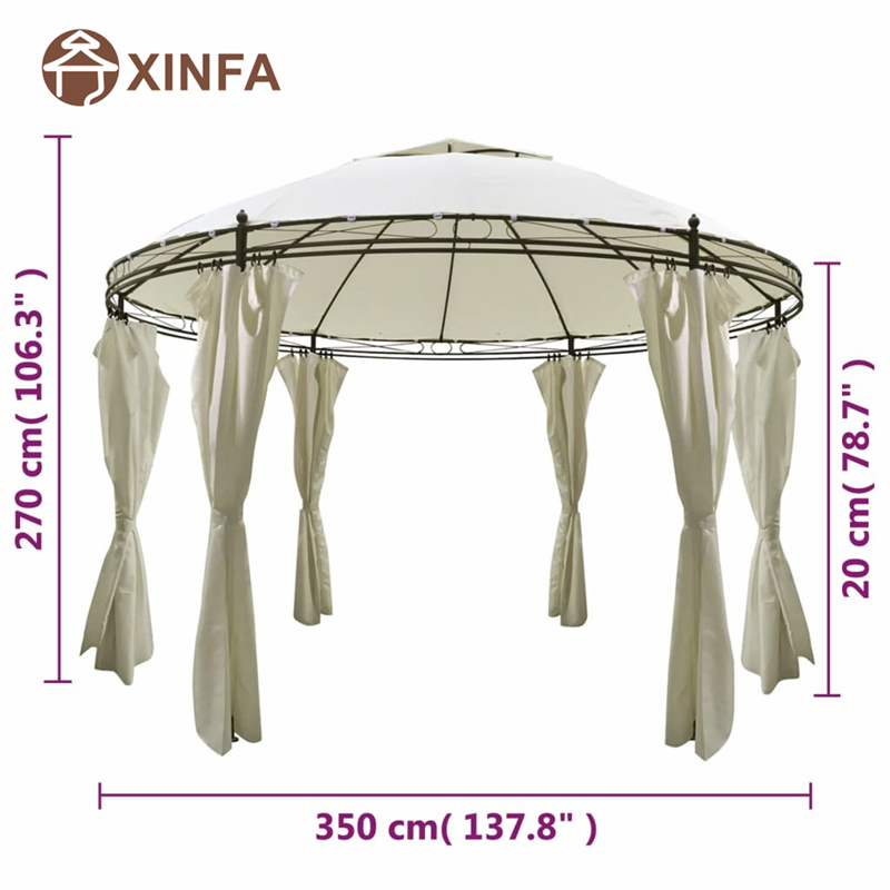 Wedding Marquee Arch Top Jardin Pergolas Gazebo Outdoor Aluminium Gazebo Luifel Show Tents