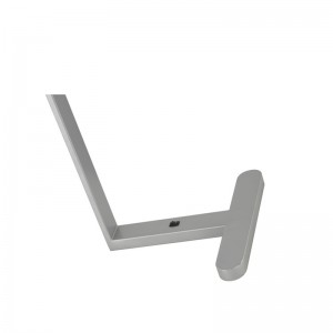 Eenvoudige stijl metalennachtkastje tafellamp met een mini -rocker -schakelaar in de kamer