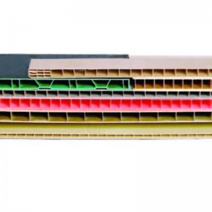 Plastic brede paneelschimmelreeks