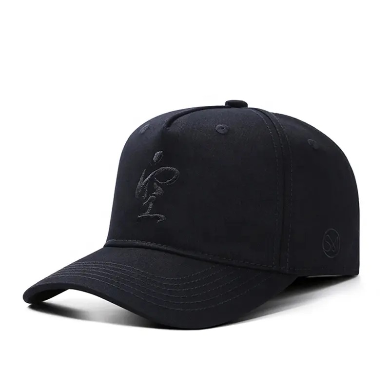 Fabrikanten OEM Aangepast Logo Hoogwaardige Kleine MOQ Casual 5 Paneel Baseball Cap Branded Caps Hoeden voor Apparel Brands