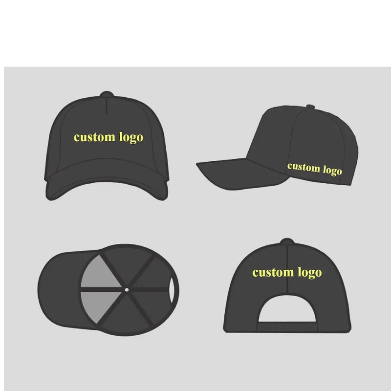 Fabrikanten OEM Aangepast Logo Hoogwaardige Kleine MOQ Casual 5 Paneel Baseball Cap Branded Caps Hoeden voor Apparel Brands