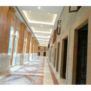 Extrusiemal met imitatie marmer