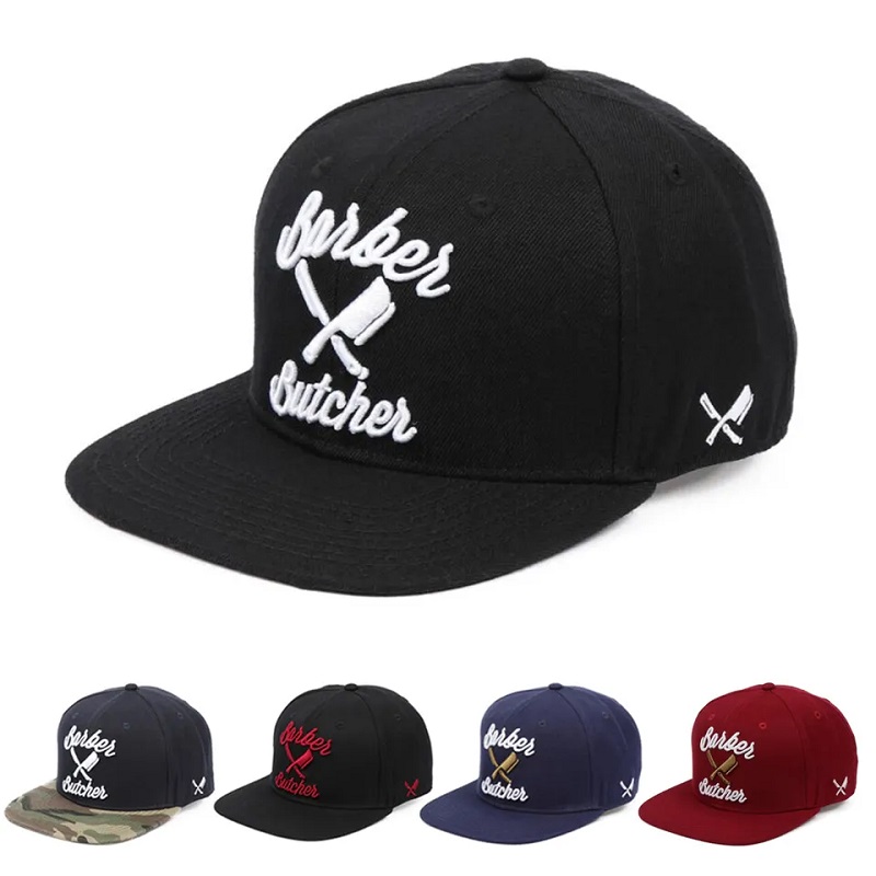 Hoogwaardige 6 paneel 3D geborduurde logo heren gorras vintage cap aangepaste snapback caps