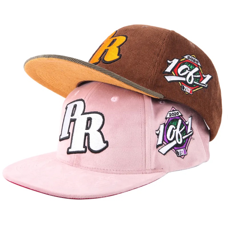 Aangepaste 3D -borduurwerk van hoge kwaliteit Snapback Cap Hip Hop Baseball Hat gemonteerd pet