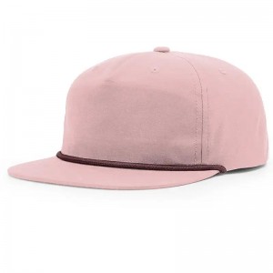 Gewoon zwart 5 paneel aangepaste Richardson 256 lege hoeden veracap trucker yupoonong touw snapback hoed designer cap