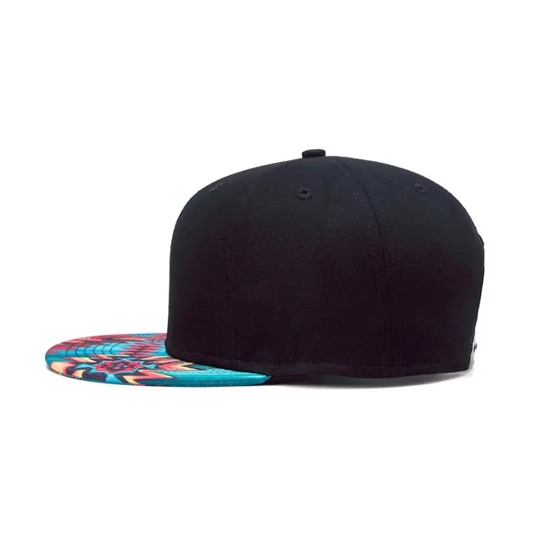 3D -printen Snap Back Flat Brim Hat Street Dance Hip Printing Flat Bill Hawaiian Hats Design Your Own Snapback Cap/HAT