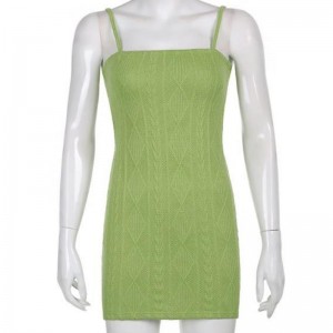 Mode Kleding Haakhaak Katoen Summer Women Dress Sweater