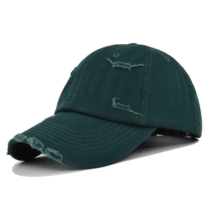2023 Nieuwe stijl kleurrijke aangepaste logo katoen vintage honkbal petnoodlijdende papa hoed