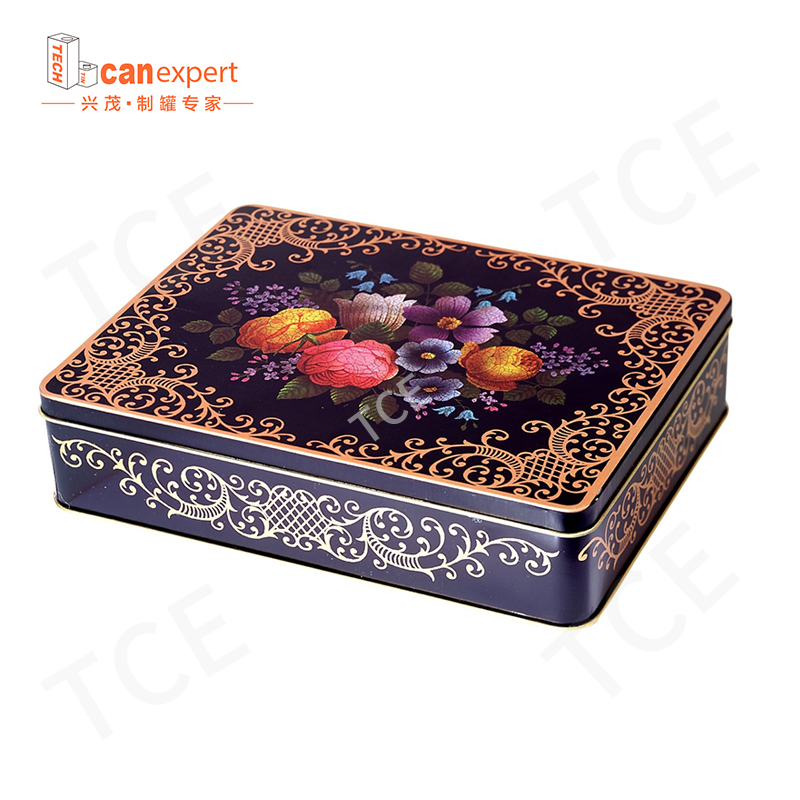 Aangepaste hoogwaardige ambachtelijke cadeau Jar Container Candy Jar Box Chocolate Candy Metal Box Cookie Metal Box