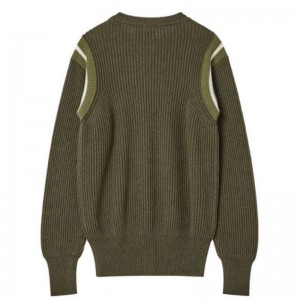 100% katoenen mannen pullover Crewneck losse breierwear