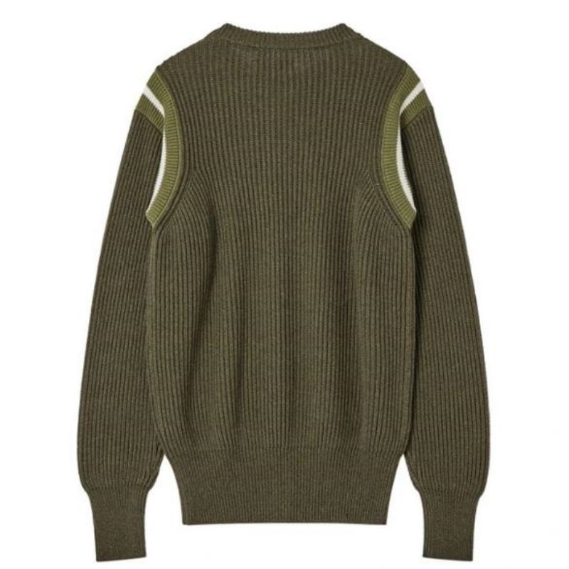 100% katoenen mannen pullover Crewneck losse breierwear