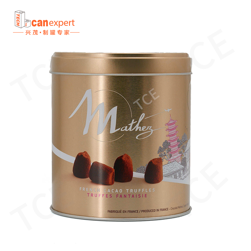 Tin Can Promotion Hoge kwaliteit Gift Metal Packaging Tin Box Aangepaste luxe voedingskwaliteit Hexagon Rechthoek Circulaire Biscuit Chocolat