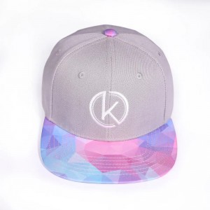 Nieuwe stijl 6 paneel hiphop snap terug dop bloemen platte rand snapback hoed verstelbaar