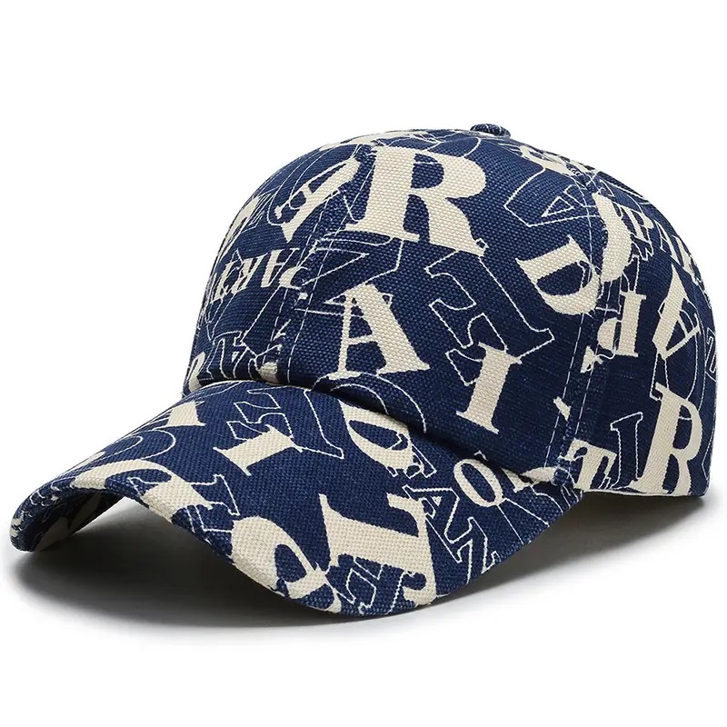 Koreaansenieuwe brief 6-panel hoeden snapback sportkappen honkbal katoenen platte hoeden voor mannen dames