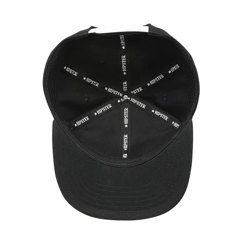 OEM Design Flat Brim 6 Panel Custom 3D Borduurwerk Logo Hip Hop Cap Snapback Hat voor mannen