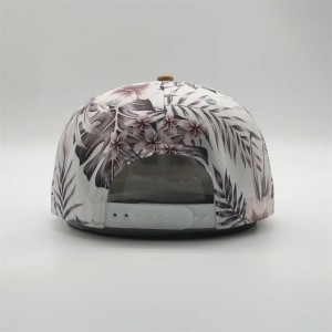 PRINT Snapback -hoeden aanpassen, digitale afdrukkende randdop, lederen patchlogo snapback -hoeden