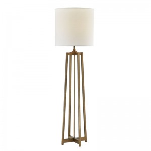 Hyatt Hotel Sofanaast vloerlamp met antieke gouden afwerking in de kamer