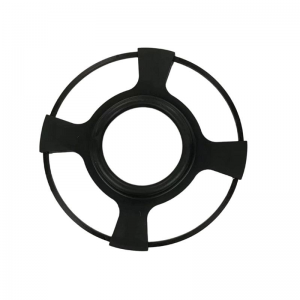 Auto rond motor zwarte rubberen onderdelen