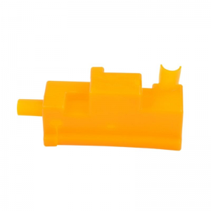 Gele rubberen vinger beschermende afdekking