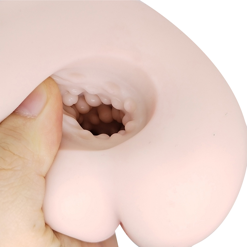 Hot Sale Peach Silicone Vagina Masturbation Cup volwassenen Sex Toys Leverancier Automatische mannelijke masturbator