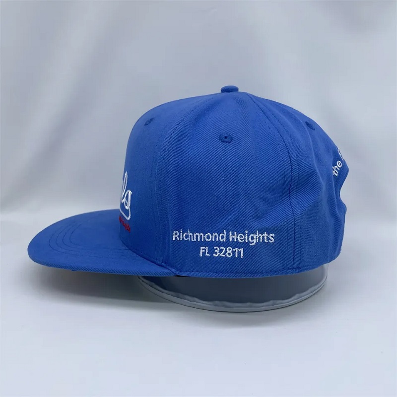 Groothandel mode 6 paneel Hip Hop Caps Snapback Cap 100% katoen aangepast Logo Snapback Hat voor mannen