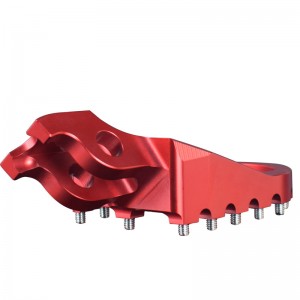 CNC gemodificeerde onderdelen CNC ultra-precisie bewerking grote onderdelen verwerken off-road motorfiets gemodificeerdeniet-slip voetpedalen