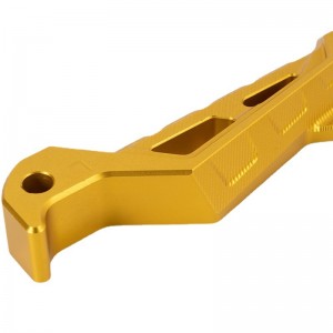 CNC gemodificeerde onderdelen motorfiets achterste voet achter voet zwenk pedaal grote motorfietsaccessoires onderdelen verwerking aanpassing