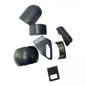 Aangepaste vormkoolstofvezel Auto -onderdelen 3k Twill Carbon Fiber auto -onderdelen