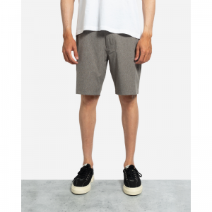 Hybride walkshort zippervlieg met knoopsluiting