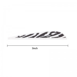 Elongarrow 3inches rubberen vaan voor doe -het -zelfpijlen