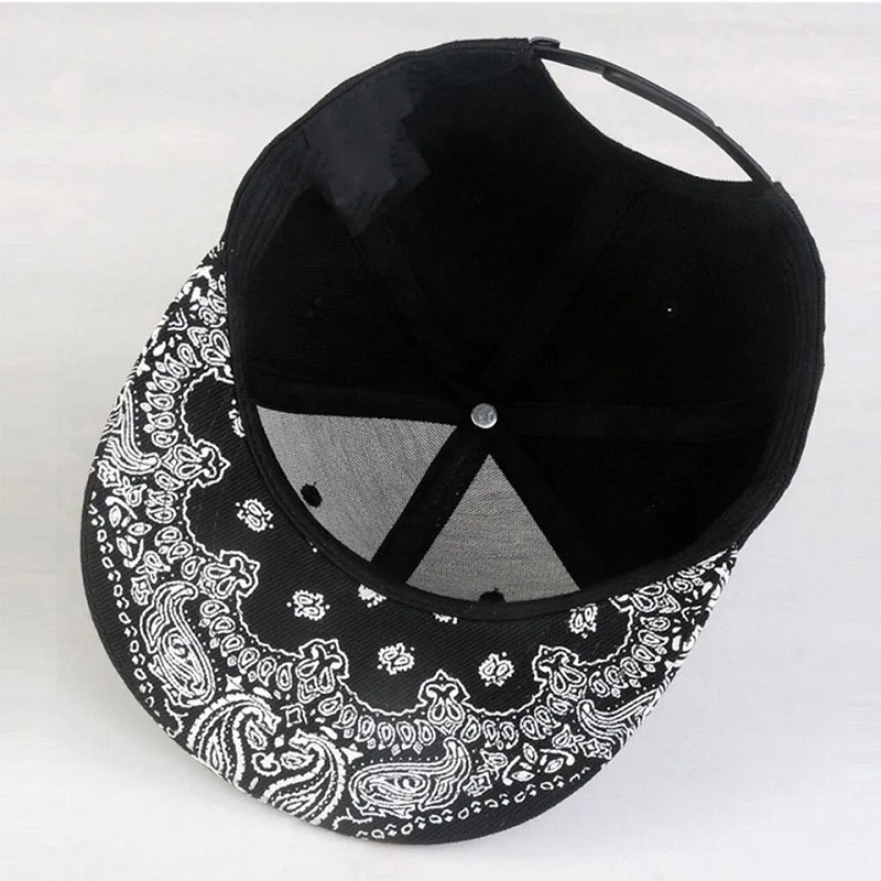 Groothandel aangepaste katoenen print snapback cap hoed beste honkbalhoeden van topkwaliteit