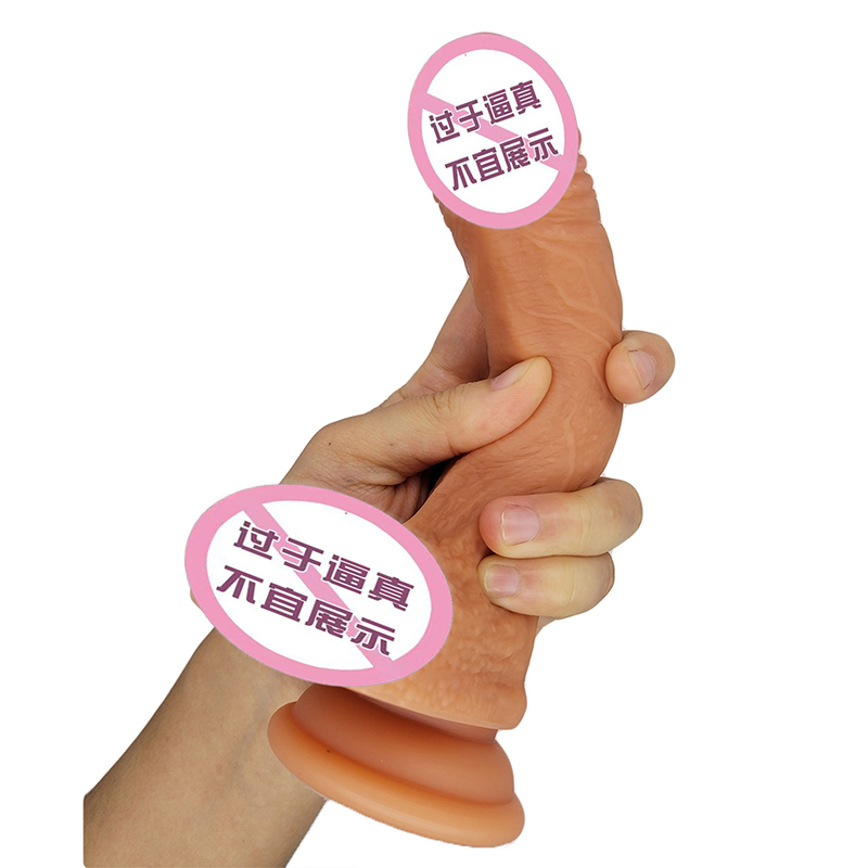 813 Sexy volwassen winkels Groothandelsprijs Big Size Sex Dildo Nieuwheid Toys Soft Silicone Thrusting Dildo's voor vrouwen in vrouwelijke masturbator