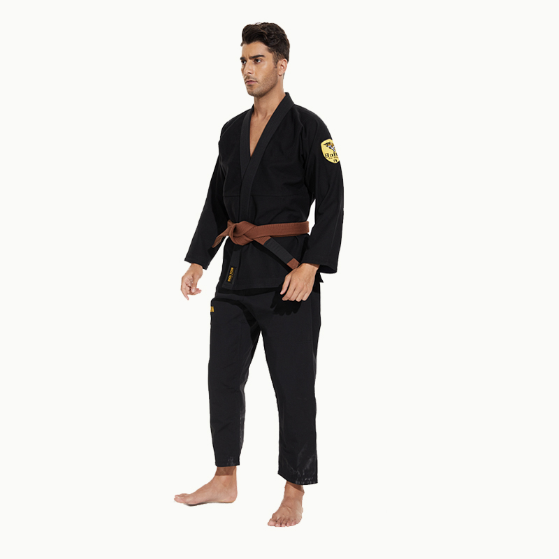 Factory Direct Groothandel Gebruikersvriendelijk zwart uniform judo-gi judo gi Braziliaanse jiu jitsu gi met ademende stof