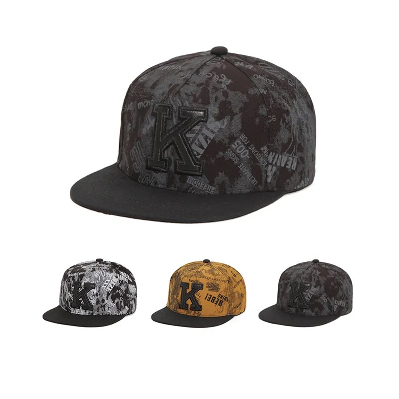 Hoogwaardige ongestructureerde 5 paneel gewone vintage snapback caps gorras aangepaste snapback hat snapback cap