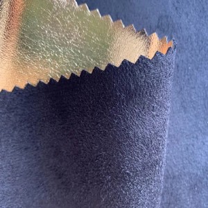 Metallic lederen PU