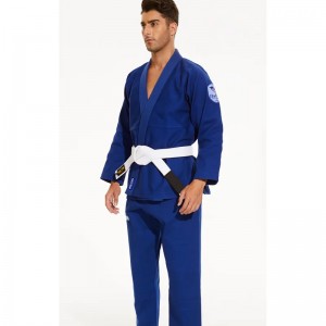 2023 Fabrikant Promoties van hoge kwaliteit duurzaam ademende stof bjj kimono, Pakistan bjj gi in felblauw