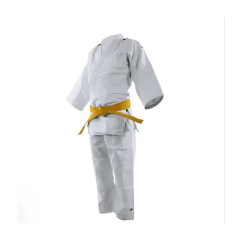 Snel levering duurzame judo gi promotie bjj gis jiu jitsu gi 100% katoen ademende stof judo gi