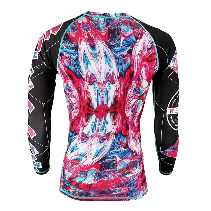 Comfortabele kinderen BJJ Gi Rash Guard, Rash Guard voor vrouw met volledig afdrukken