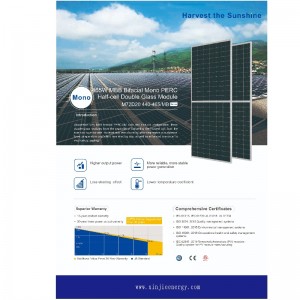 Hoog efficiëntie 465 W fotovoltaïsche zonnemodule paneelsysteem online verkoop