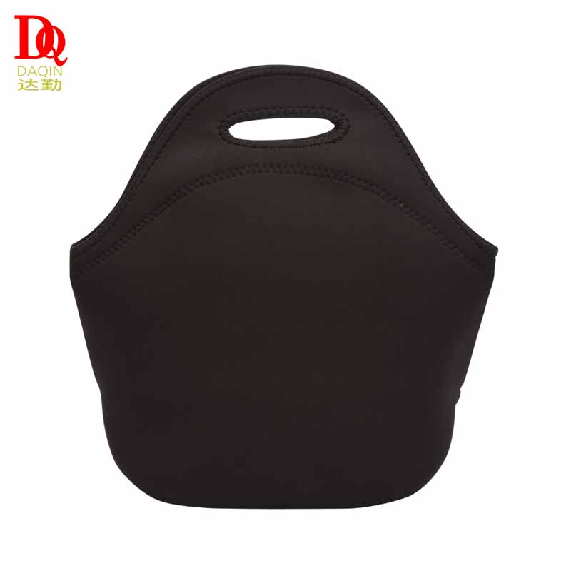 China Leverancier Aangepast Logo Black Color Lunch Picnic Bag
