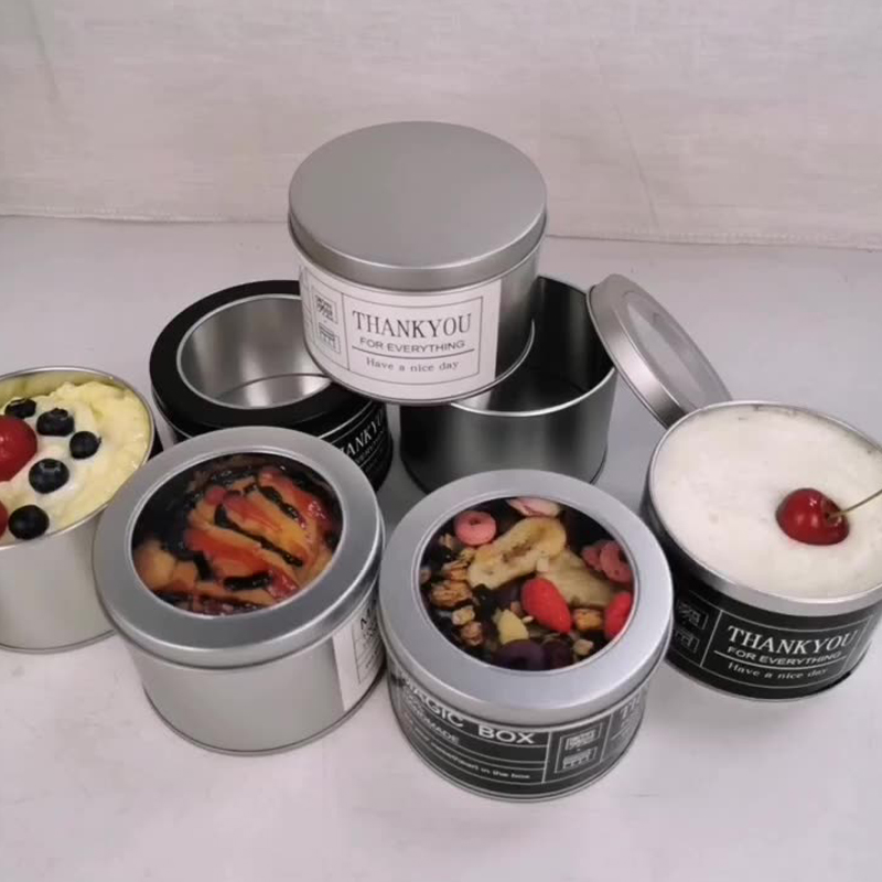 Round Mousse Cake Box Factory Groothandel kan worden aangepast voedselverpakkingsdoos snoepdoos