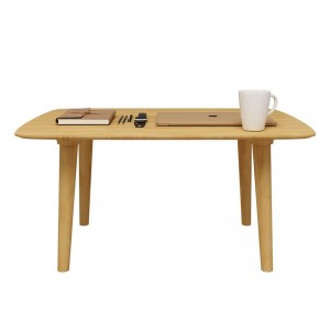 Bamboe eindtafel 31 inch koffie theetafel voor woonkamer zitkamer thuismeubilair