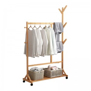 Duurzaam display onafhankelijke hangers afwerking woonruimte bamboe jas hangers
