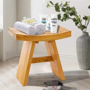 Tuinbad Douche Hydrotherapie Waterdichte ontlasting Bamboe schoenrek Bank opslag Organisator Modern